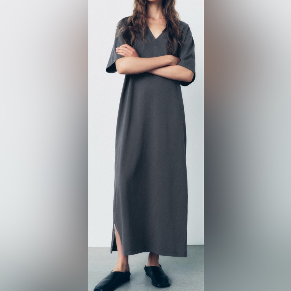 Zara Pleated Tunic Dress. NWT